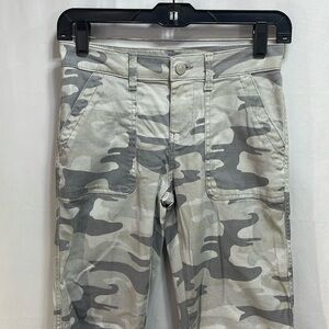 🎹 Mavi gray camo mid rise slim cargo joggers